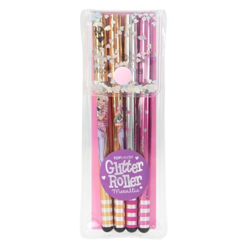 TopModel set de 4 rollers de purpurina metalizados 12744 DEPESCHE