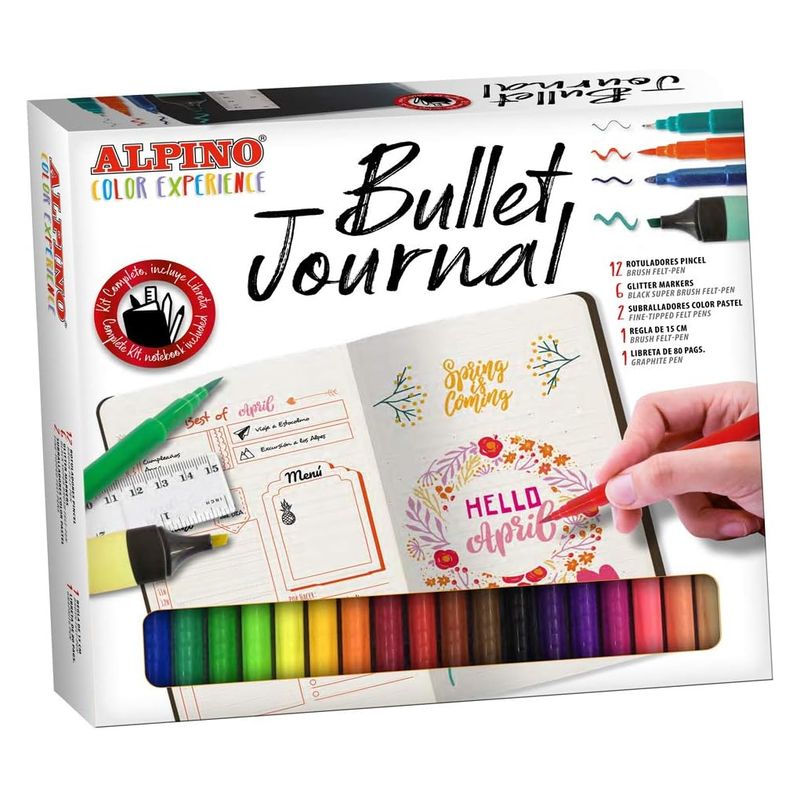 Set de Alpino Color Experience Kit Bullet Journal de lettering