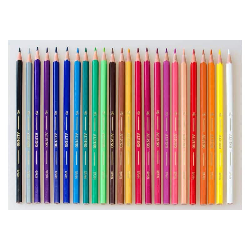 Set de 24 lápices de colores Alpino con mina resistente AL010658 - Imagen 2