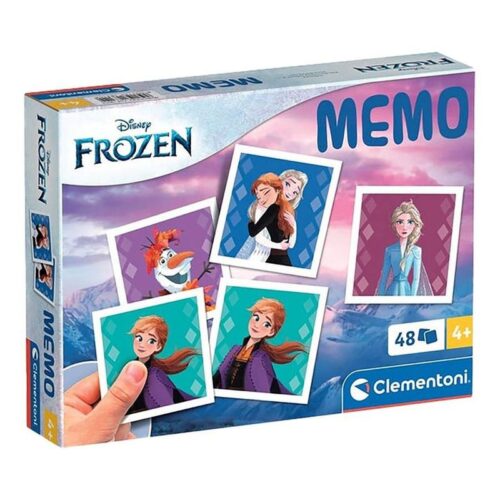 Memo Disney Frozen de Clementoni infantil con 48 tarjetas 18314