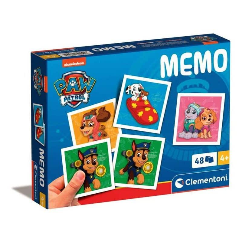Memo Pocket Patrulla Canina juego de memoria de Clementoni 18310