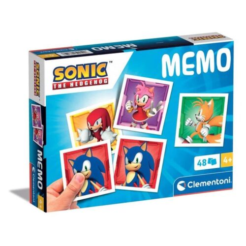 Sonic Memo Pocket juego de memoria infantil Clementoni 18312