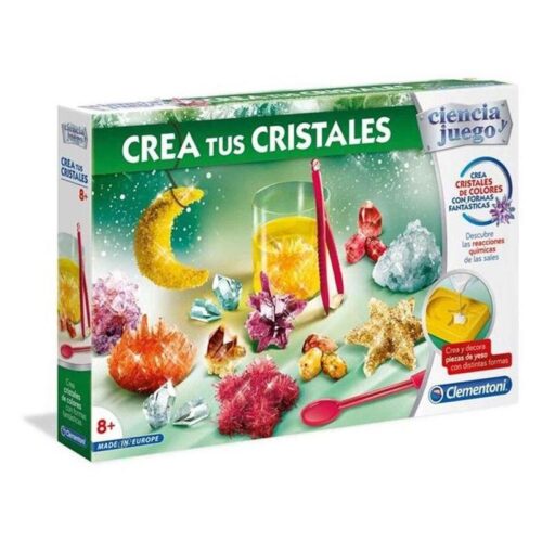 Crea tus cristales juego educativo cientifífico de Clementoni para niños 55547