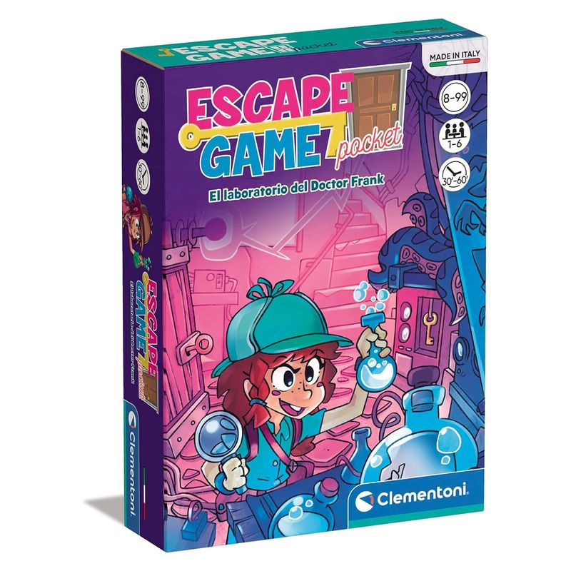 Escape Game Pocket El laboratorio del doctor Frank Clementoni 55460