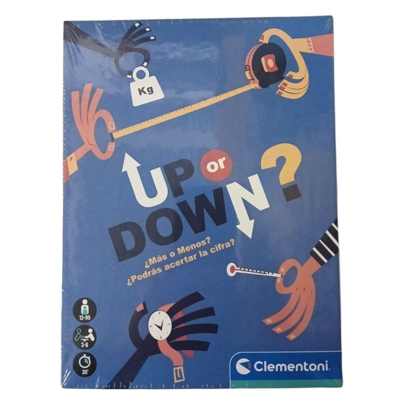 Juego de mesa Up or down familiar de adivinar de Clementoni 55554