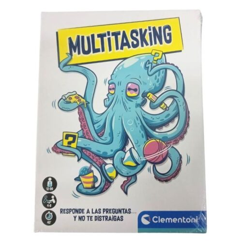 Juego de mesa Multitasking de preguntas y acciones Clementoni 55552