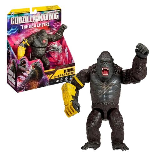 Figura de Kong With Beast Glove película Godzilla y Kong 15cm MN303000-KBG