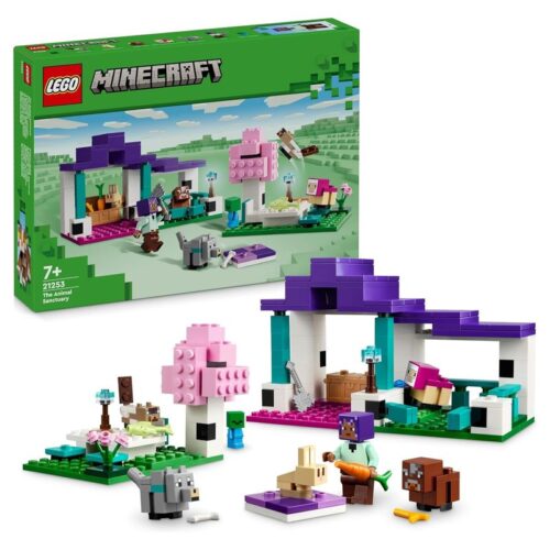 LEGO 21253 Minecraft El Santuario de Animales construcción con accesorios