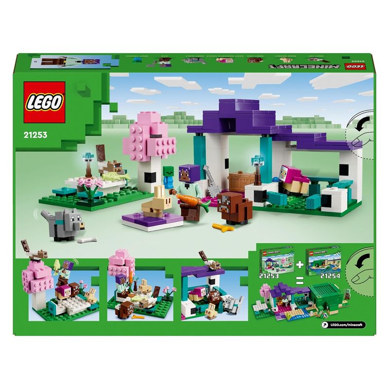 LEGO 21253 Minecraft El Santuario de Animales construcción con accesorios - Imagen 2