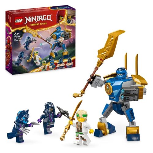 LEGO 71805 Ninjago Dragons Rising Pack combate Meca de Jay con accesorios