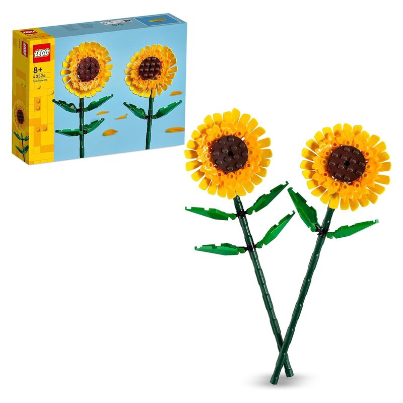 LEGO 40524 Creator flores artificales de girasoles para decoración en casa
