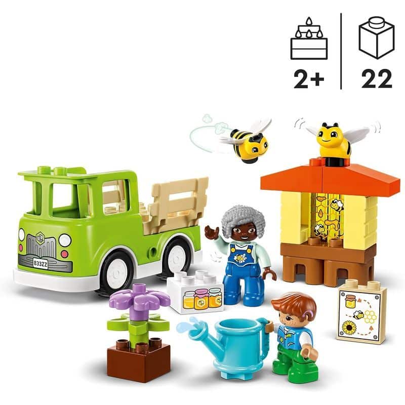 LEGO 10419 Duplo cuidado de abejas y colmenas juego de construcción - Imagen 2