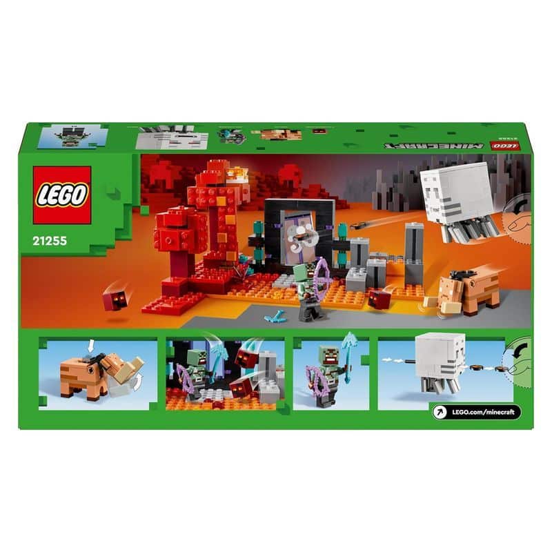 LEGO 21255 Minecraft Emboscada en el portal Nether figuras y accesorios - Imagen 3