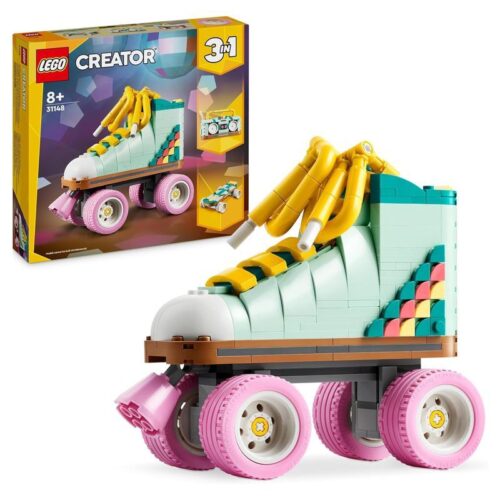 LEGO 31148 Creator 3en1 patín retro convertible en monopatín o radiocasete