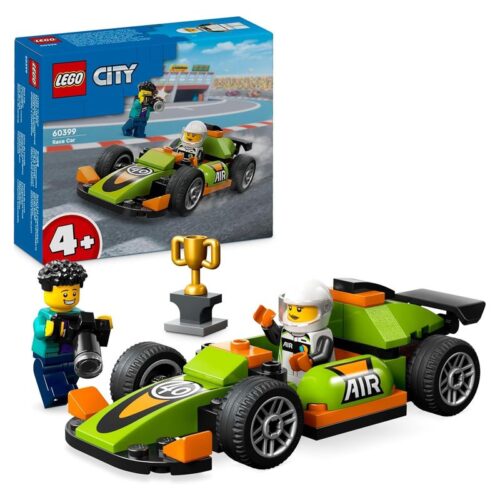 LEGO 60399 City Coche carreras Fórmula 1 con piloto, cámara y trofeo