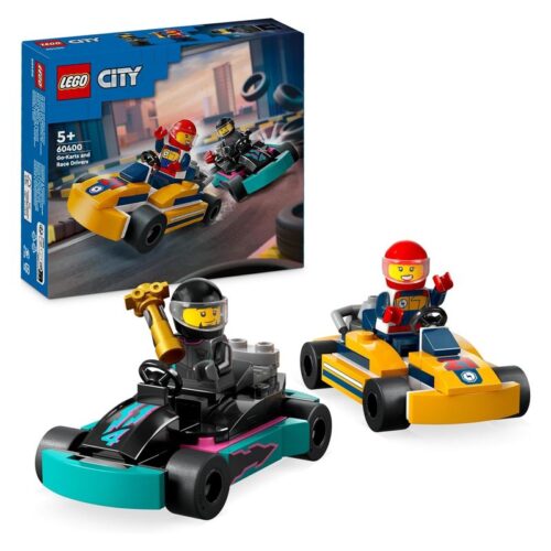 LEGO 60400 City carrera de Karts con pilotos y accesorios incluidos