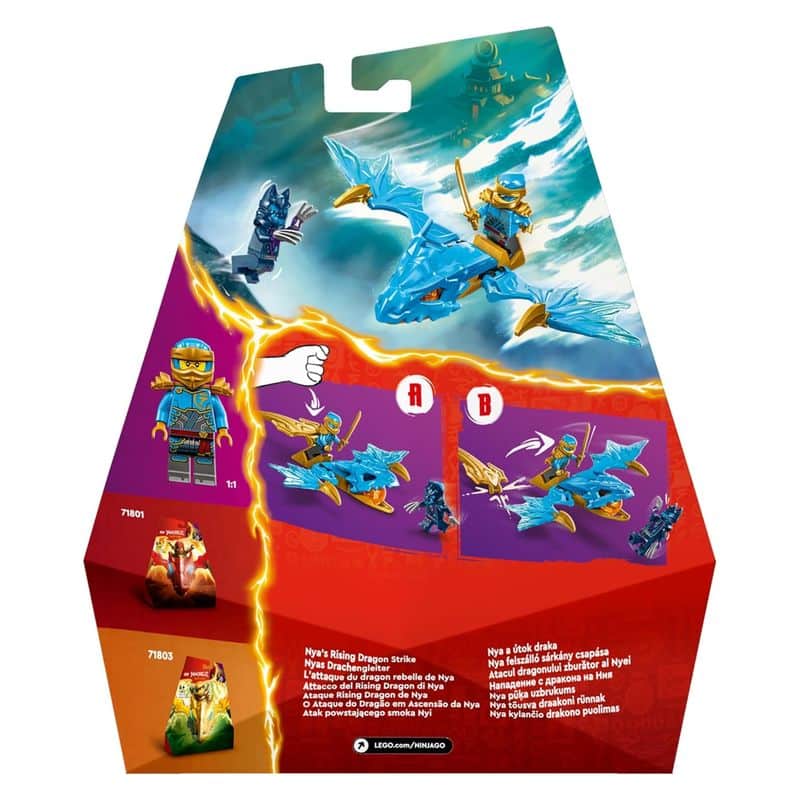 LEGO 71802 Ninjago ataque rising Dragon de NYA articulado con figuras - Imagen 3