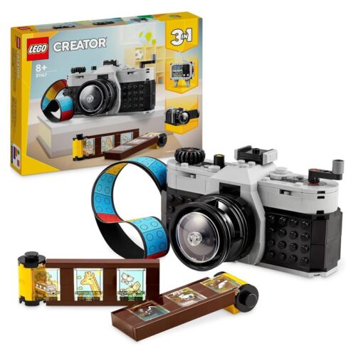 LEGO 31147 Creator 3en1 cámara retro convertible videocámara vintage y TV