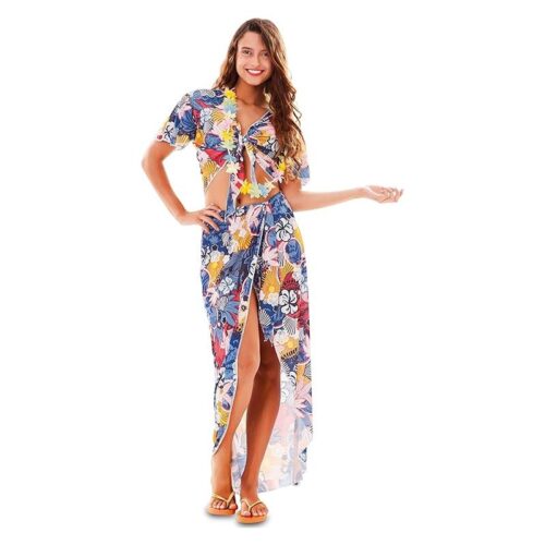 Disfraz Hawaiana para adulto talla única 701846-T4