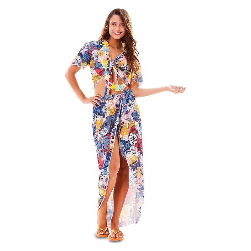 Disfraz Hawaiana para adulto talla única 701846-T4