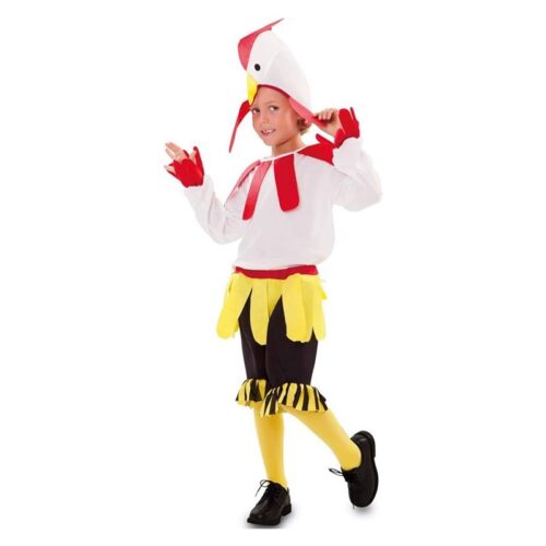 Disfraz gallo blanco infantil talla 7 a 9 años 705974-T2