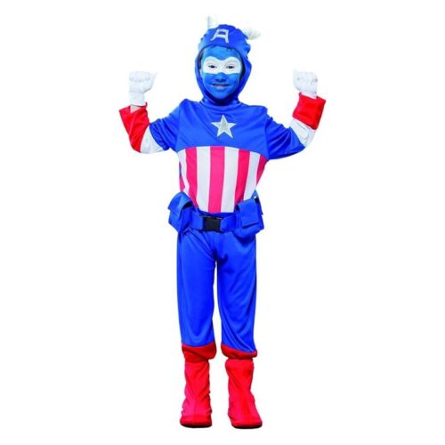 Disfraz infantil capitán azul superhéroe 706190-T3 ´´