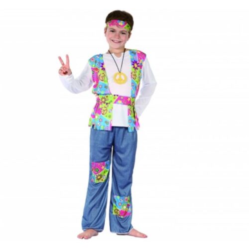 Disfraz Hippie niño para carnaval 706392-T02