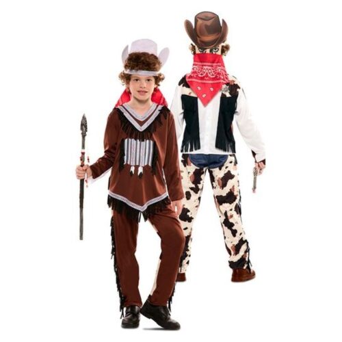 Disfraz double indio – vaquero para carnavales 707041-T2