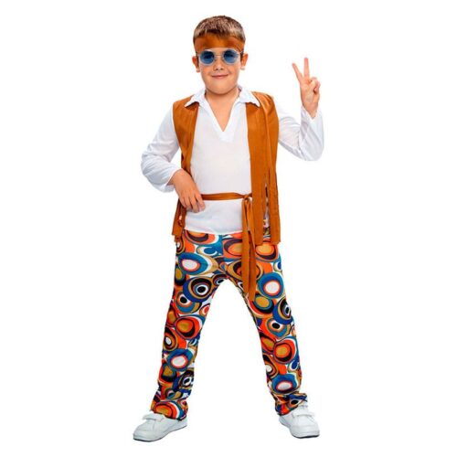 Disfraz hippie infantil talla 5 a 6 años YY00709