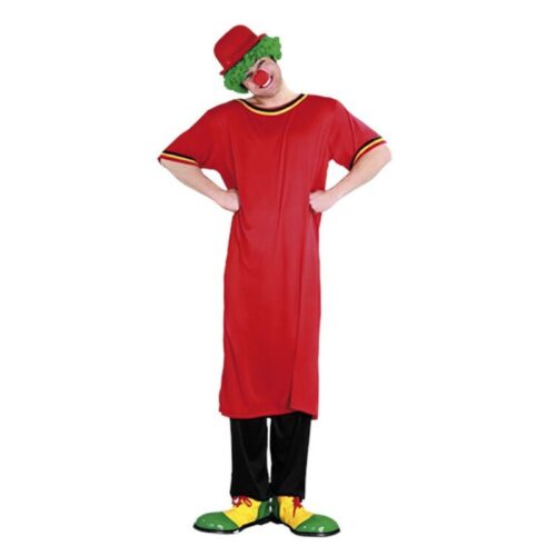 Disfraz payaso rojo para adulto talla M-L YY01782