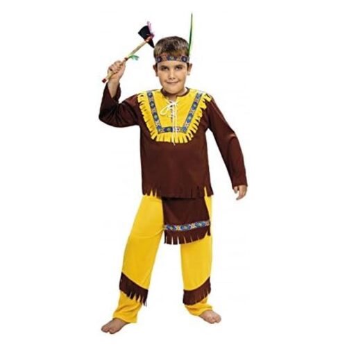 Disfraz indio infantil marrón talla 7 a 9 años 036927