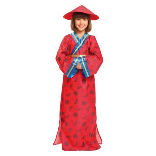 Disfraz china oriental infantil de 1 a 2 años MOM01033