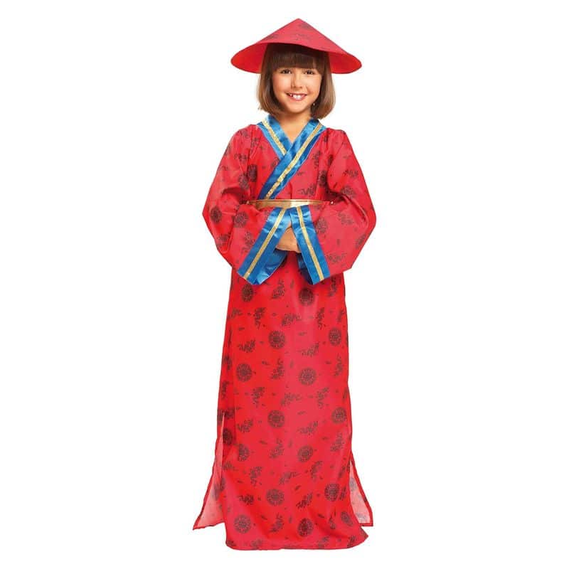 Disfraz china oriental infantil de 1 a 2 años MOM01033