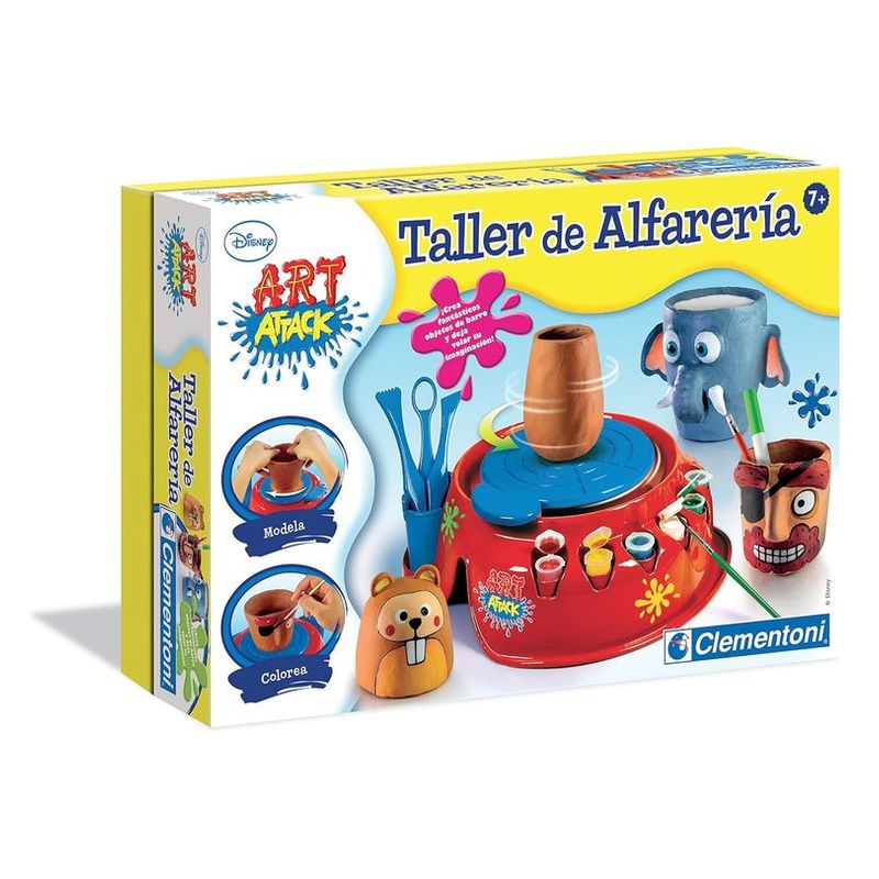 Taller de Alfarería Art Attack licencia oficial Disney de Clementoni 65495