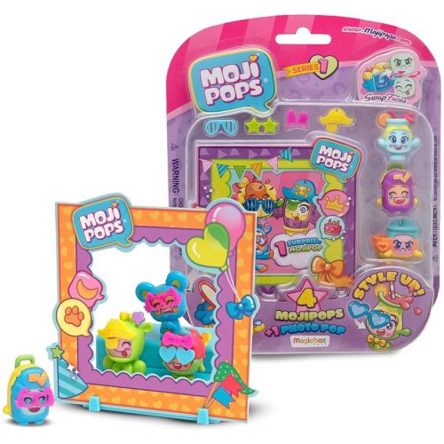 Blíster Mojipops Photo Pop con 4 figuras diferentes  CB/08140