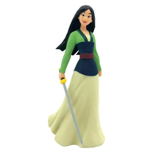 Mini figura de 10cm Mulan con la espada Walt Disney Bullyland 10cm
