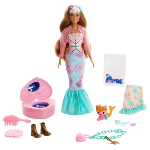 Barbie color reveal sirena muñeca sorpresa con accesorios Mattel GXV93