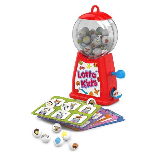 Juego Lotto Kids bingo infantil educativo en 4 idiomas 20701 FDJ-NINCO
