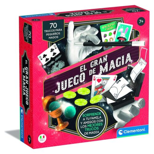 El gran juego de magia familiar con 70 trucos de Clementoni 55355