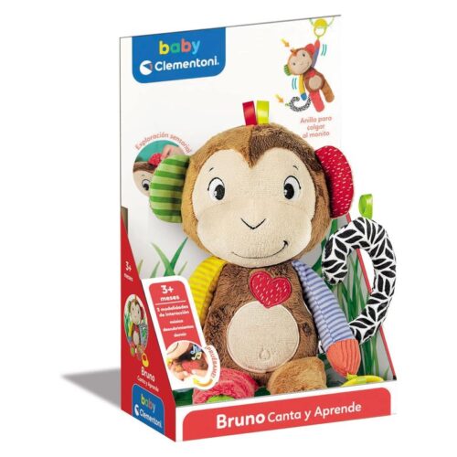 Bruno canta y aprende peluche interactivo de Clementoni 55455