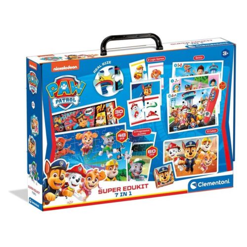 Patrulla canina Edukit 7 en 1 puzzle y juego de Clementoni 18112
