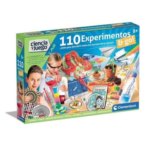 Juego 110 experimentos científicos infantiles de Clementoni 55474