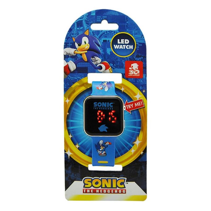 Reloj Led digital Sonic the Hedgehog ajustable azul SNC4137 - Imagen 2