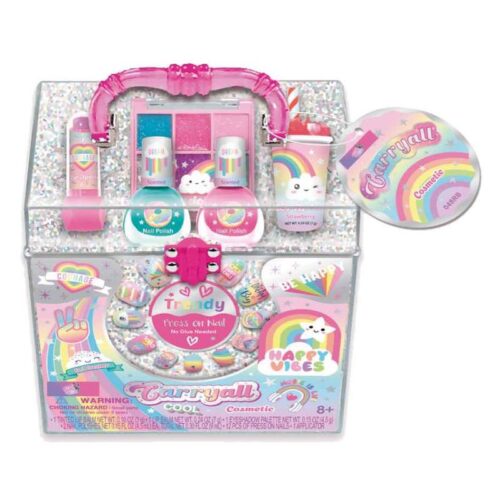 Maletín belleza completo mod arcoiris Rainbow Cosmetic 22-155 JUGUETOON