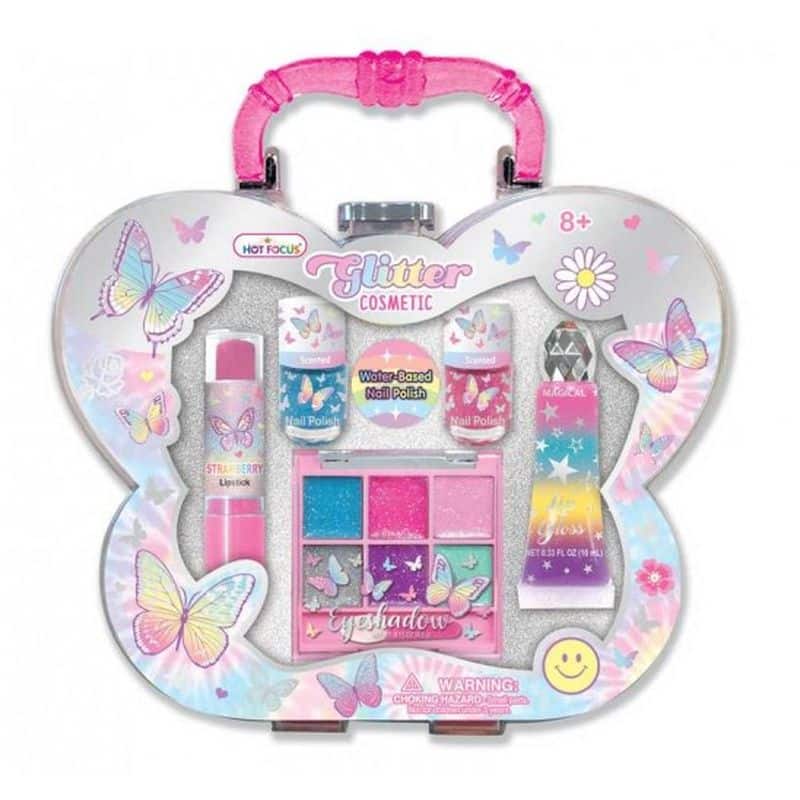 Estuche brillos cosméticos con accesorios incorporados 23-226 JUGUETOON