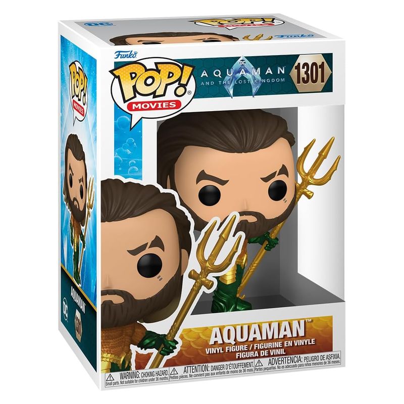 Figura Funko Pop de Aquaman y el reino pérdido DC Superhéroes FFK67565 - Imagen 2