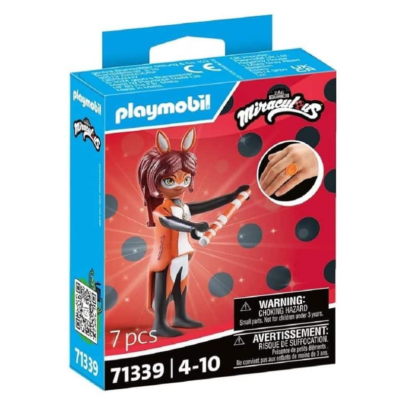 Playmobil 71339 Miraculous figura de la Rena Roja playset con siete piezas