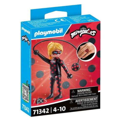 Playmobil 71342 Miraculous Antibug con abalorio sujero al anillo 7 piezas