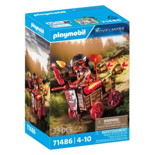 Set Playmobil Novelmore Carro Kahboom bandidos de Burnham 71486