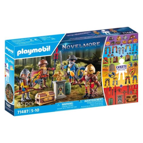 Playmobil set Novelmore con cuatro caballeros de la línea My figures 71487